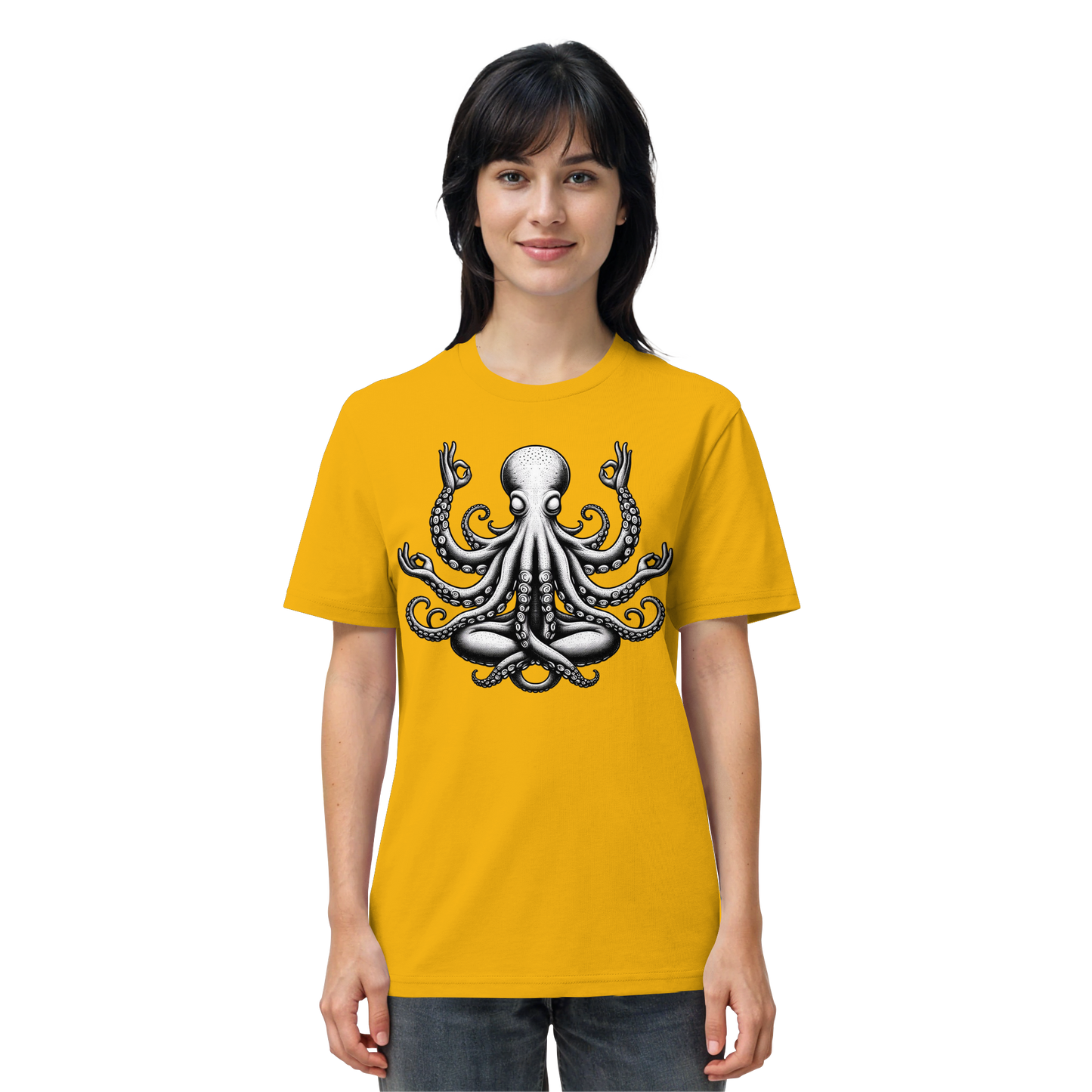 Oktopus in Meditation - Organic Shirt