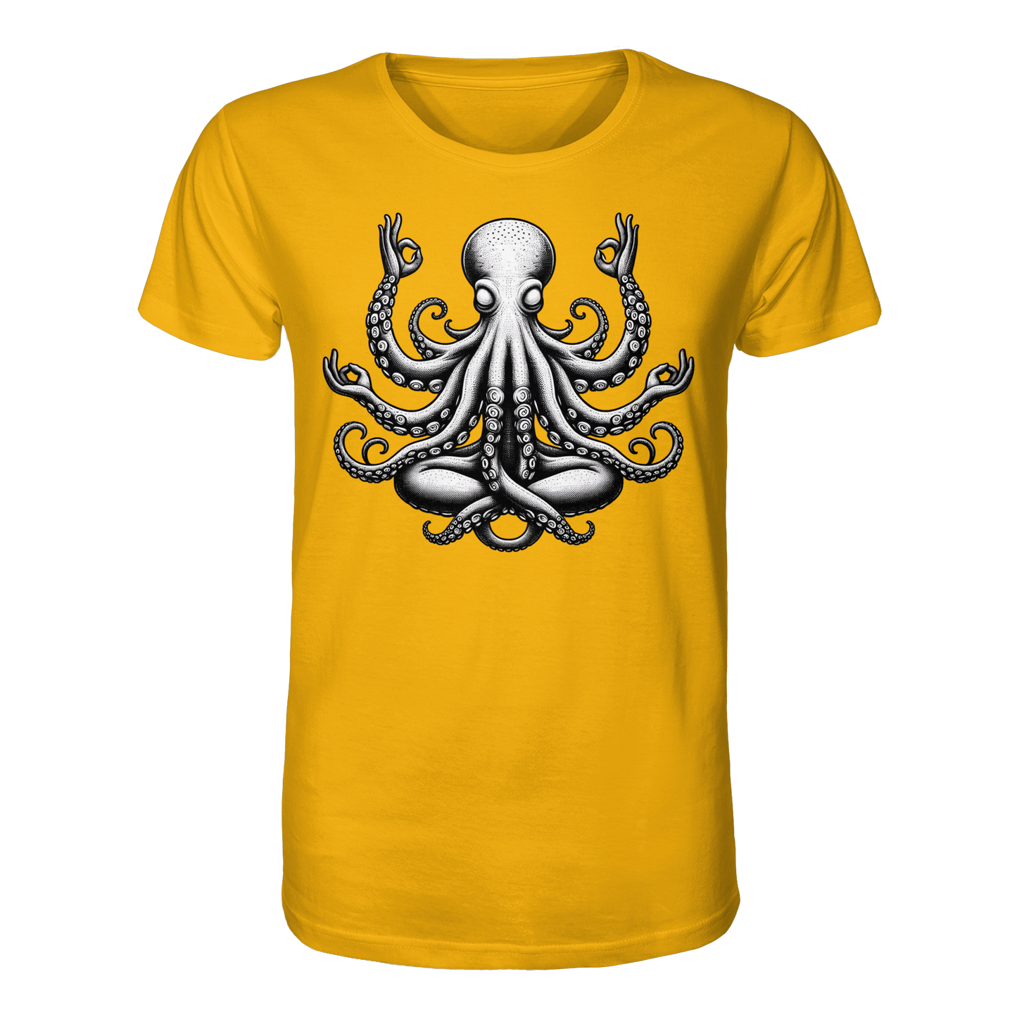 Oktopus in Meditation - Organic Shirt