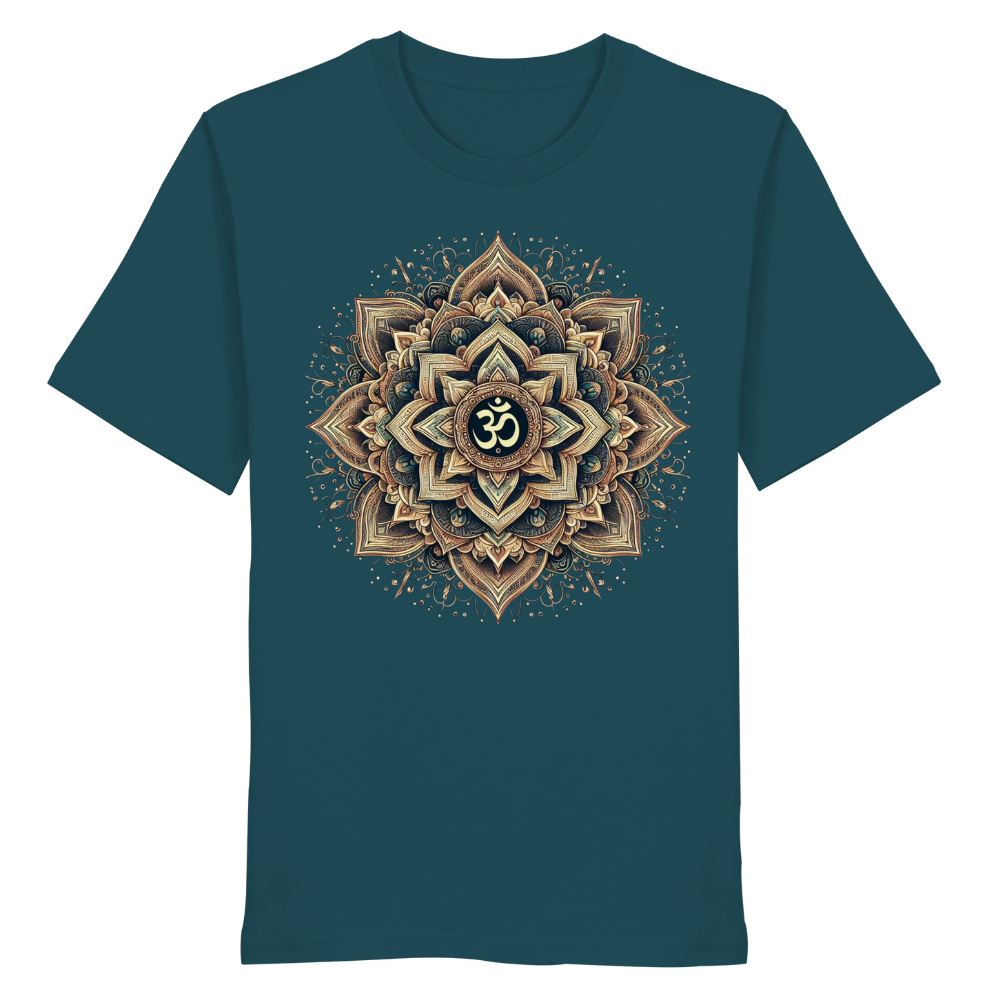 Boho Mandala mit Om - Organic Shirt