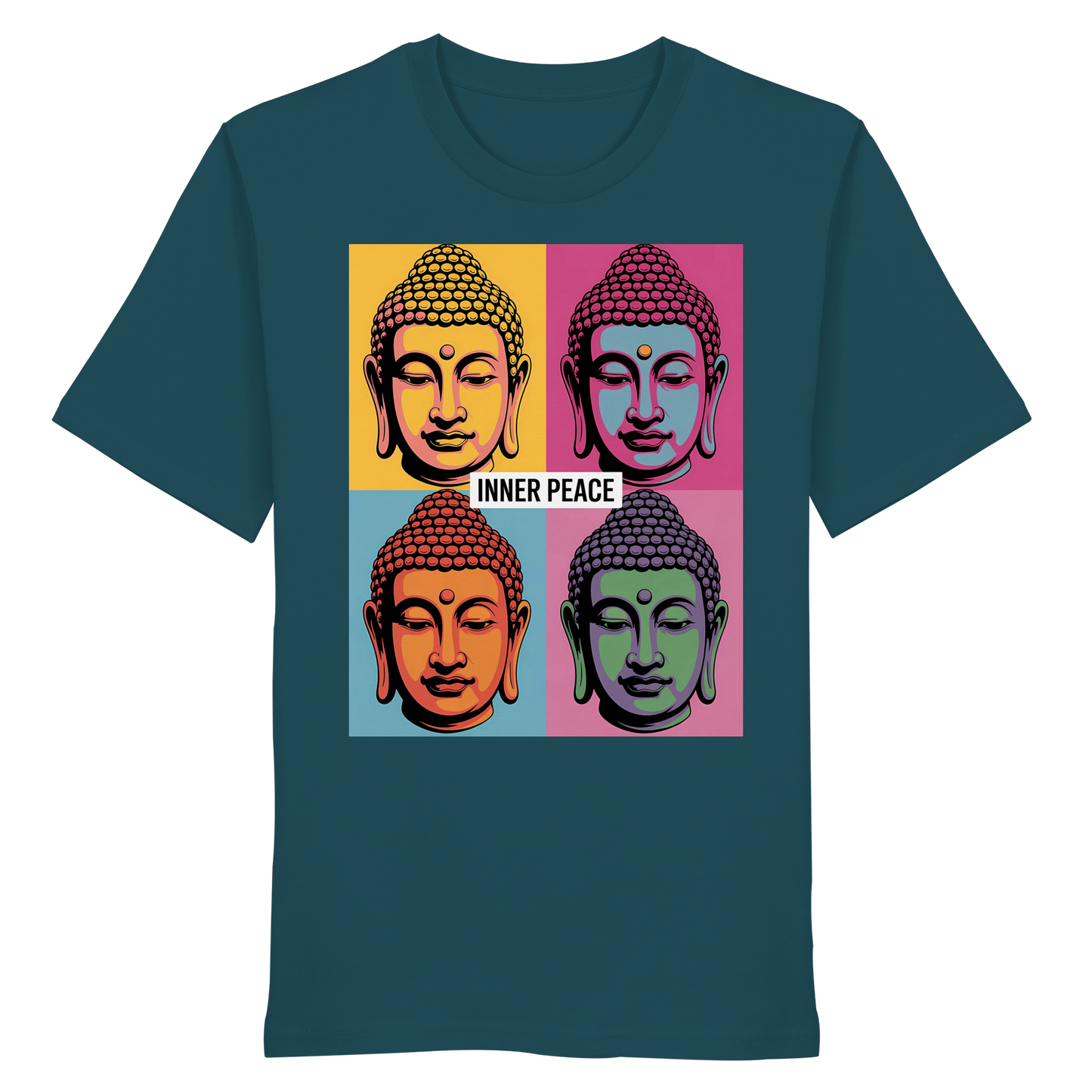 Inner Peace Pop Art Buddha - Organic Shirt