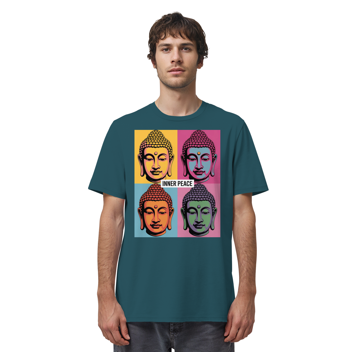 Inner Peace Pop Art Buddha - Organic Shirt