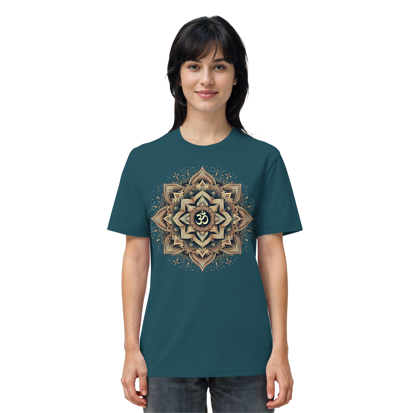 Boho Mandala mit Om - Organic Shirt