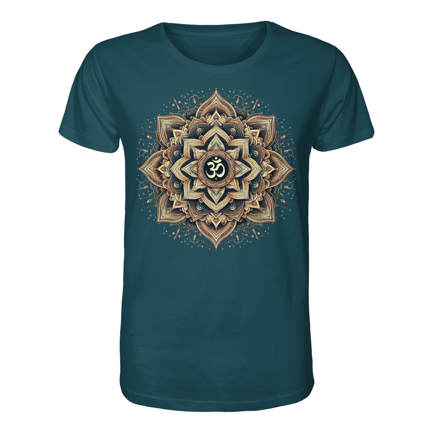 Boho Mandala mit Om - Organic Shirt