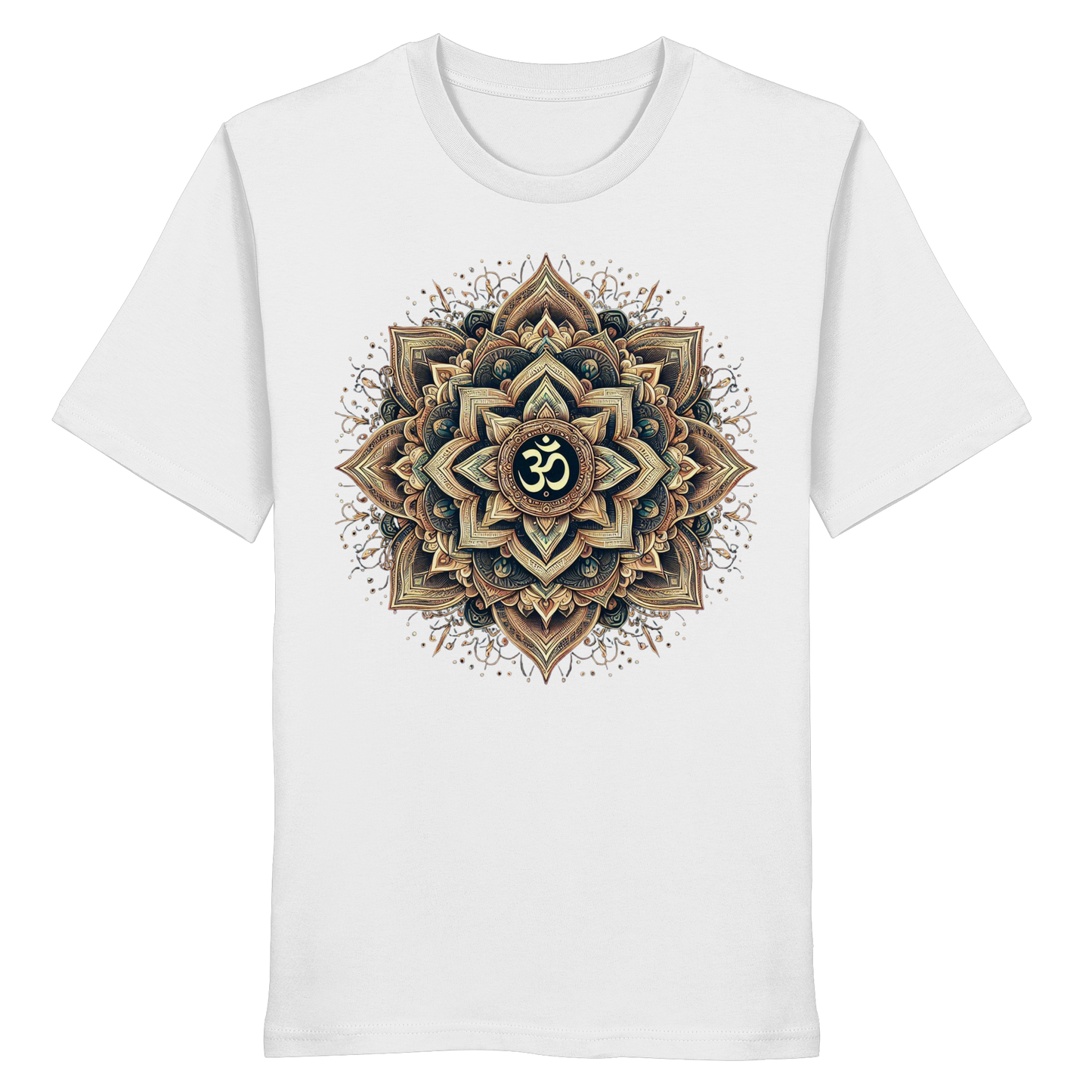Boho Mandala mit Om - Organic Shirt
