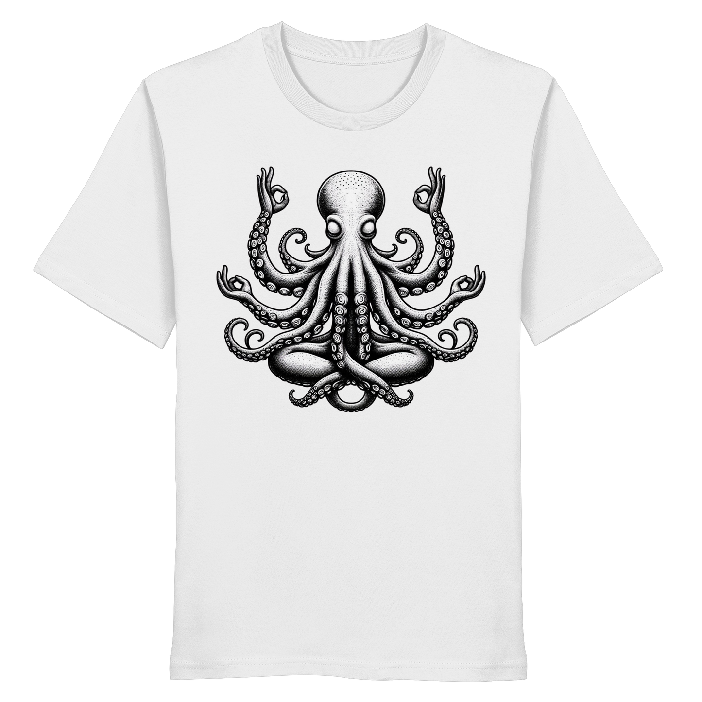 Oktopus in Meditation - Organic Shirt