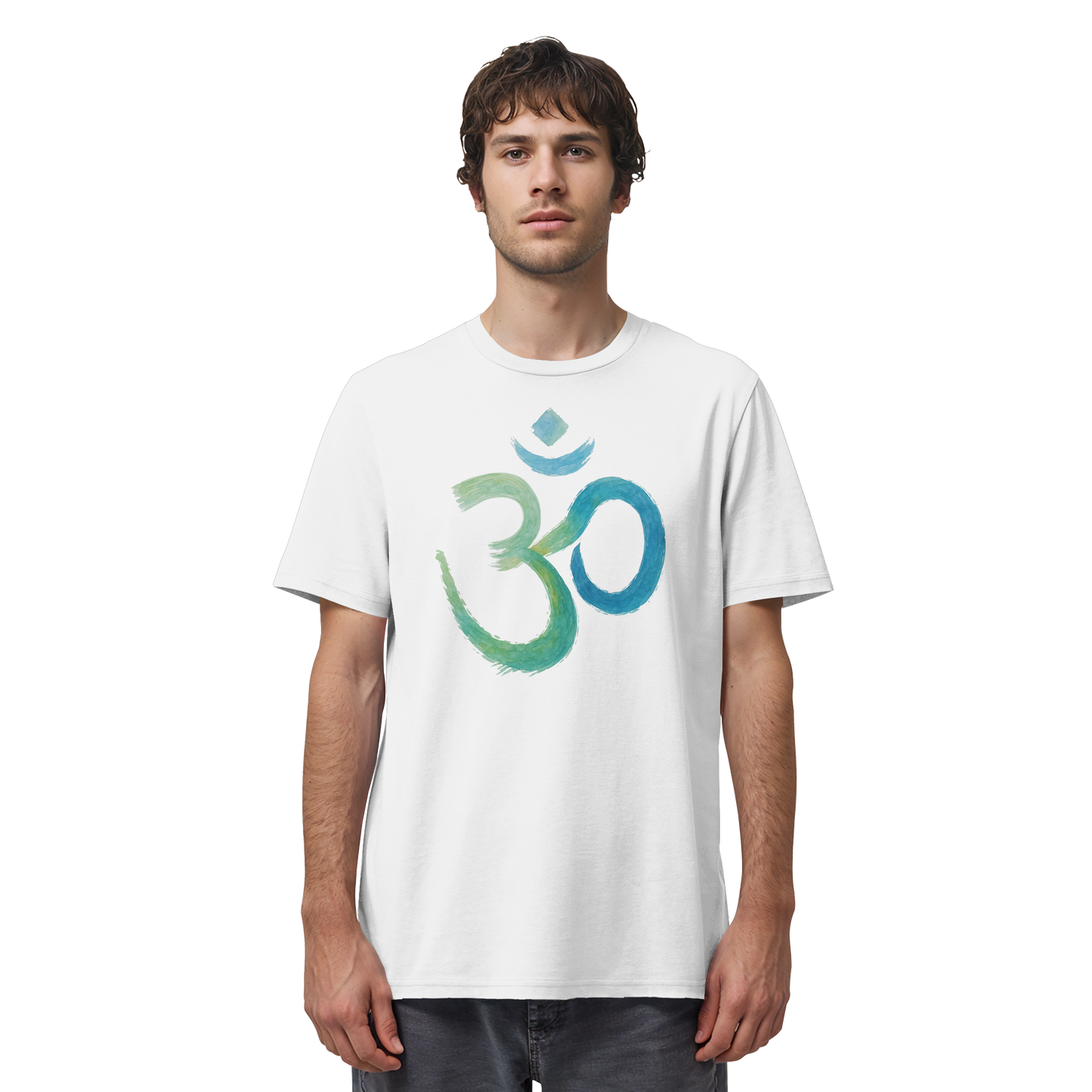OM Aquarell - Organic Shirt