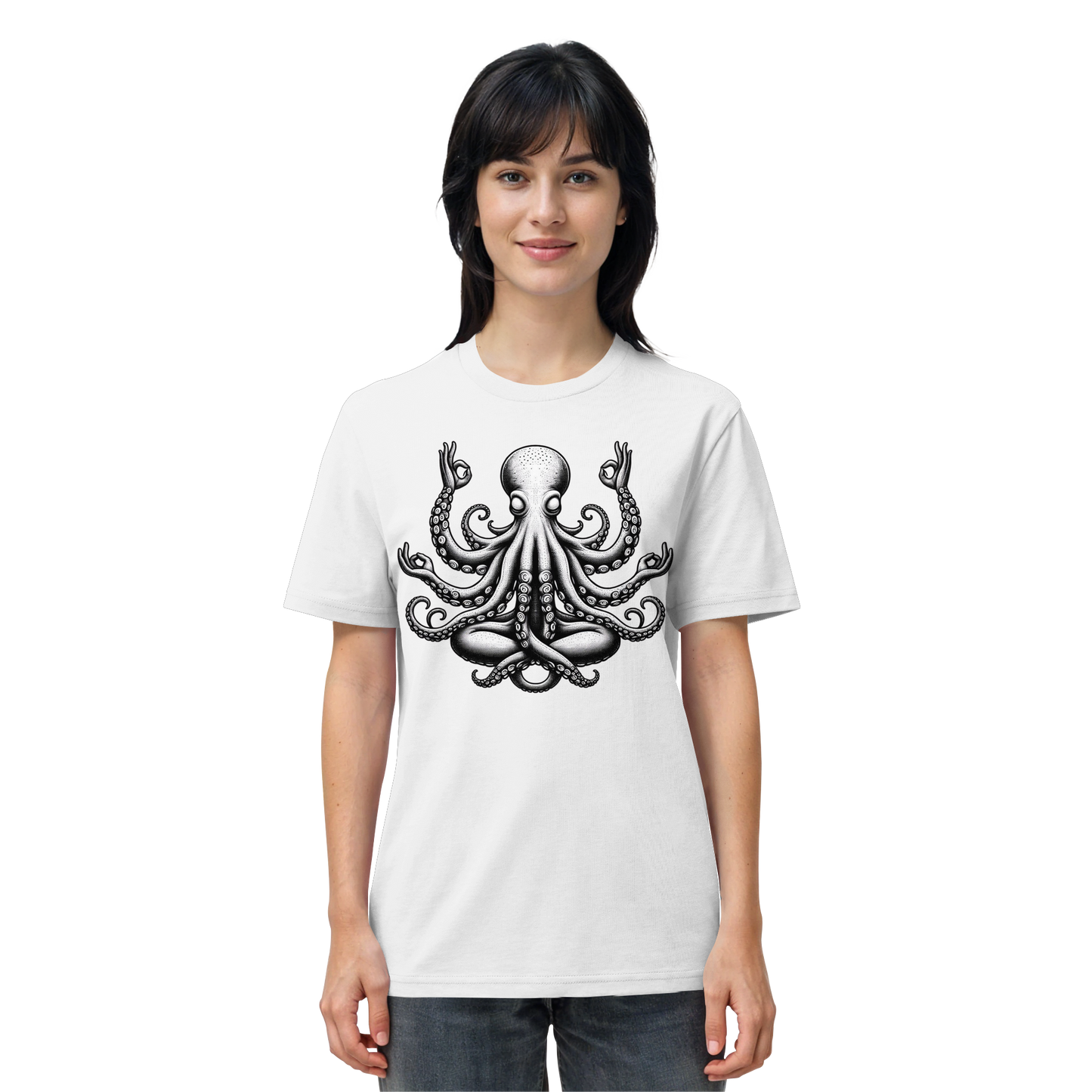 Oktopus in Meditation - Organic Shirt