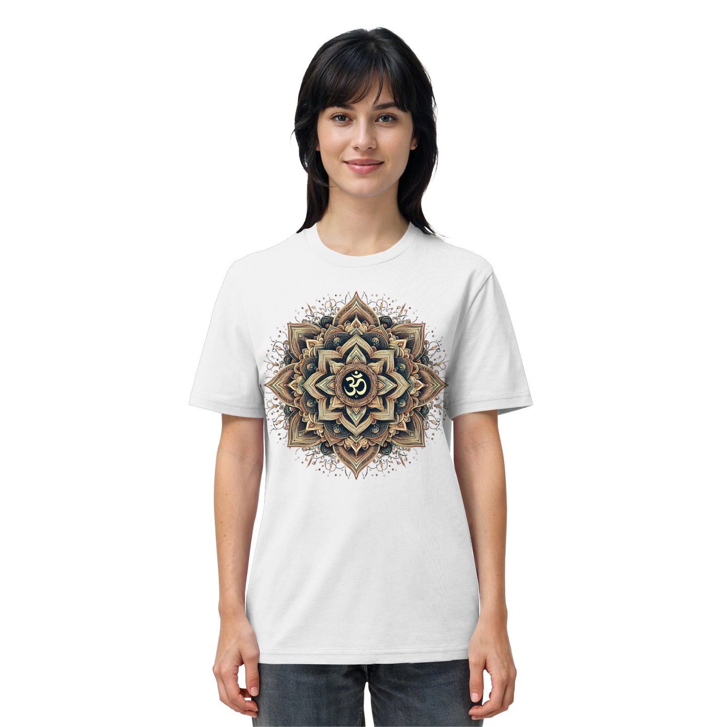 Boho Mandala mit Om - Organic Shirt