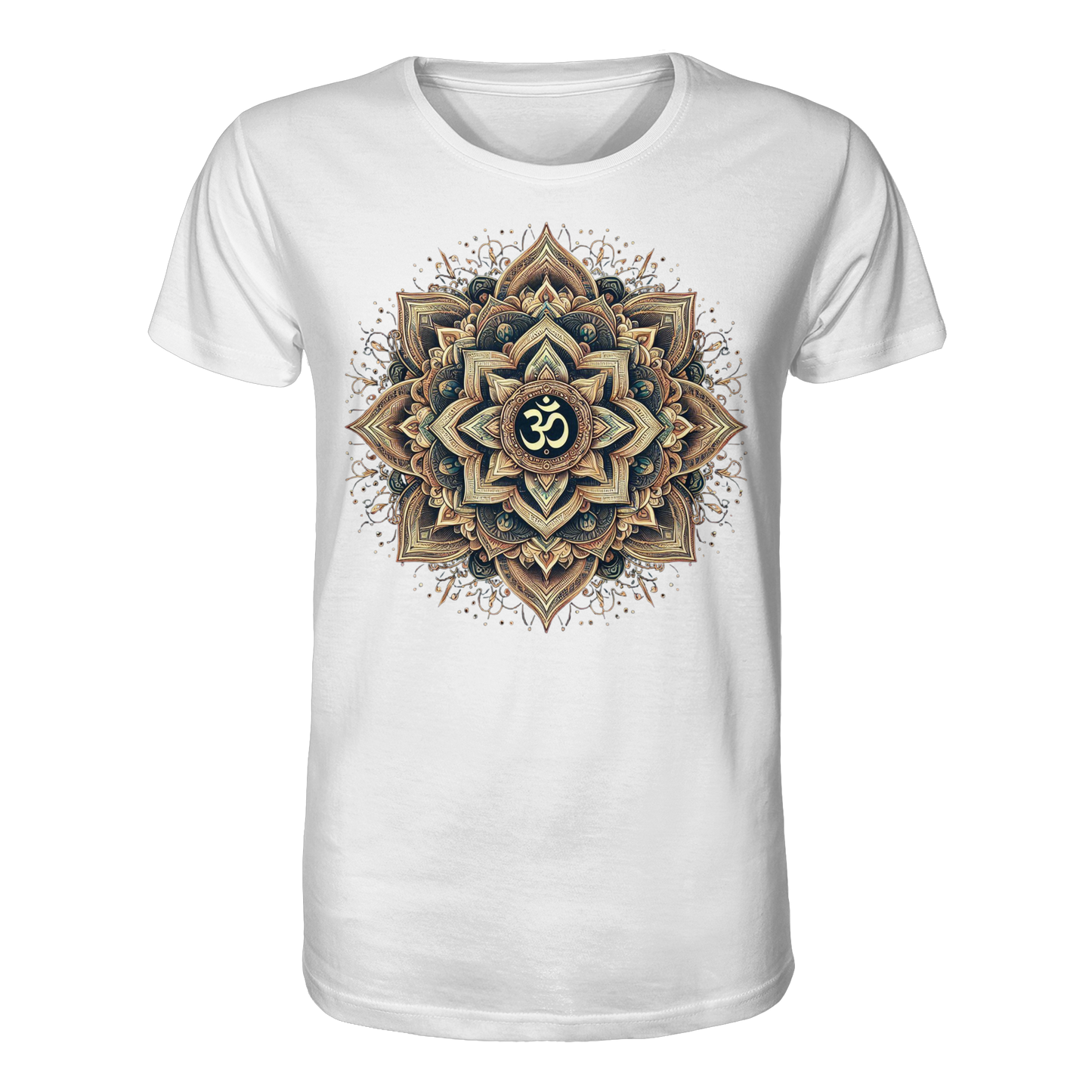 Boho Mandala mit Om - Organic Shirt