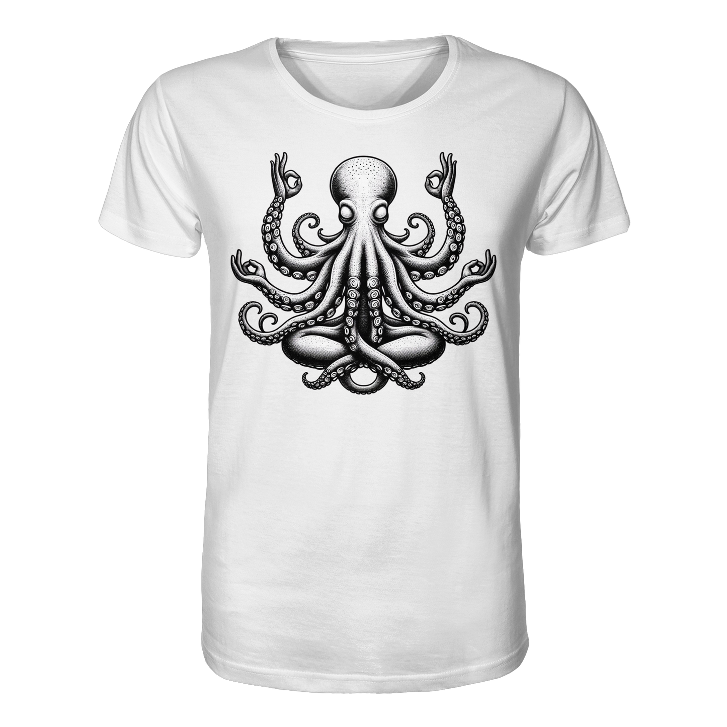 Oktopus in Meditation - Organic Shirt