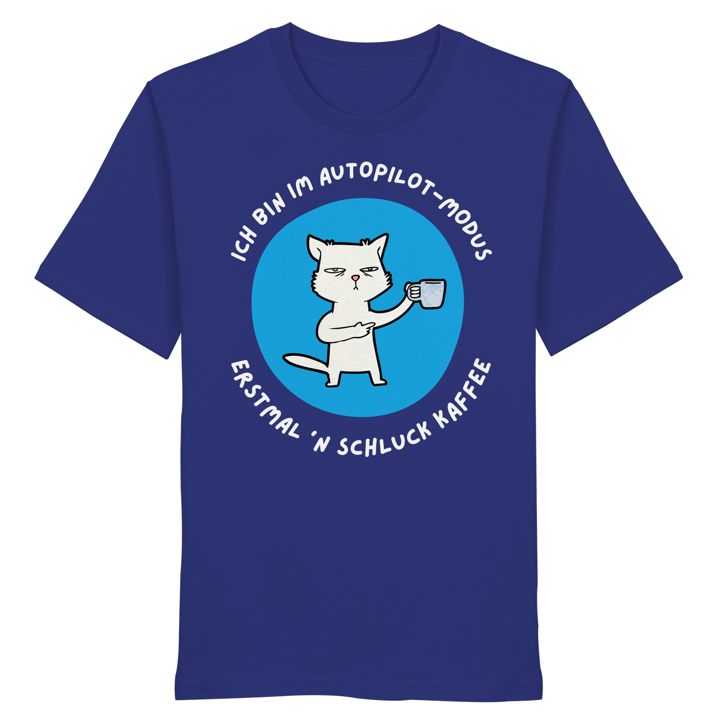 Kaffee Katze - Organic Shirt