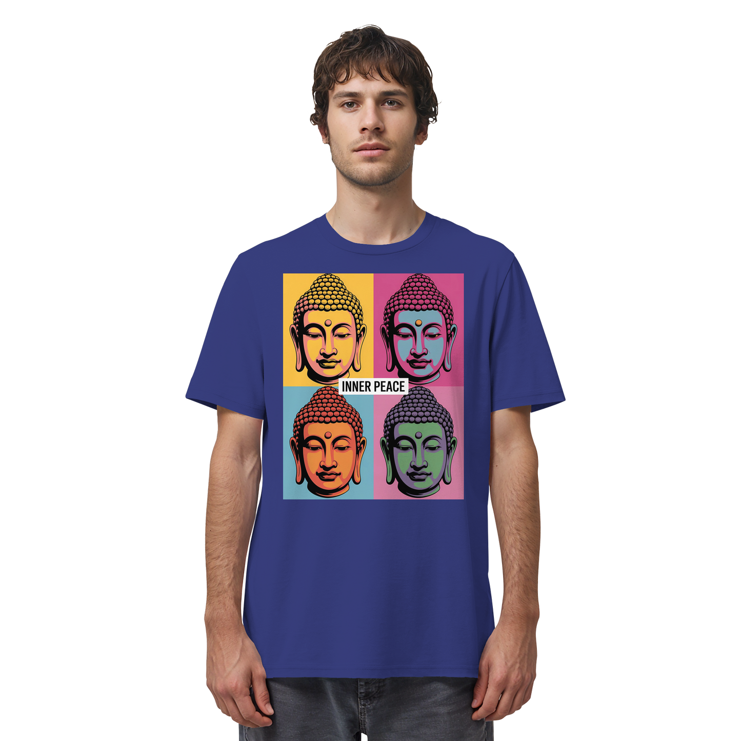 Inner Peace Pop Art Buddha - Organic Shirt