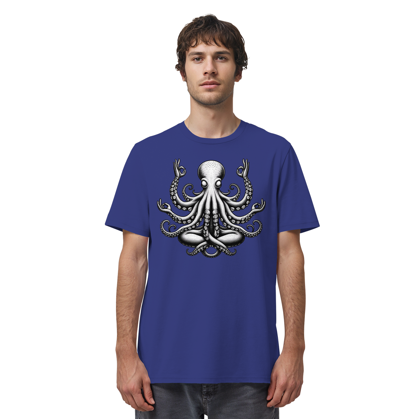 Oktopus in Meditation - Organic Shirt