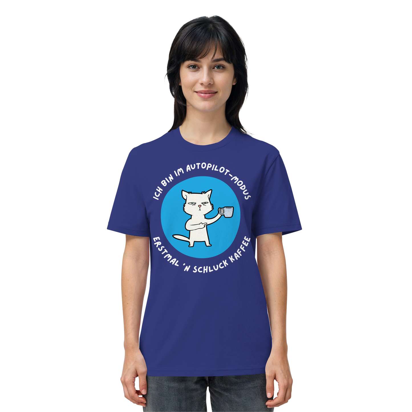 Kaffee Katze - Organic Shirt