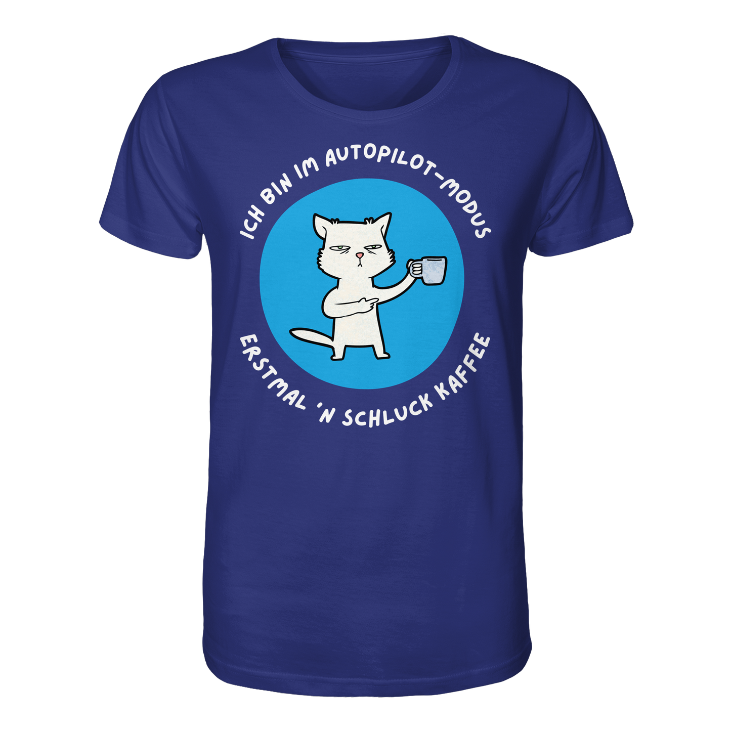 Kaffee Katze - Organic Shirt