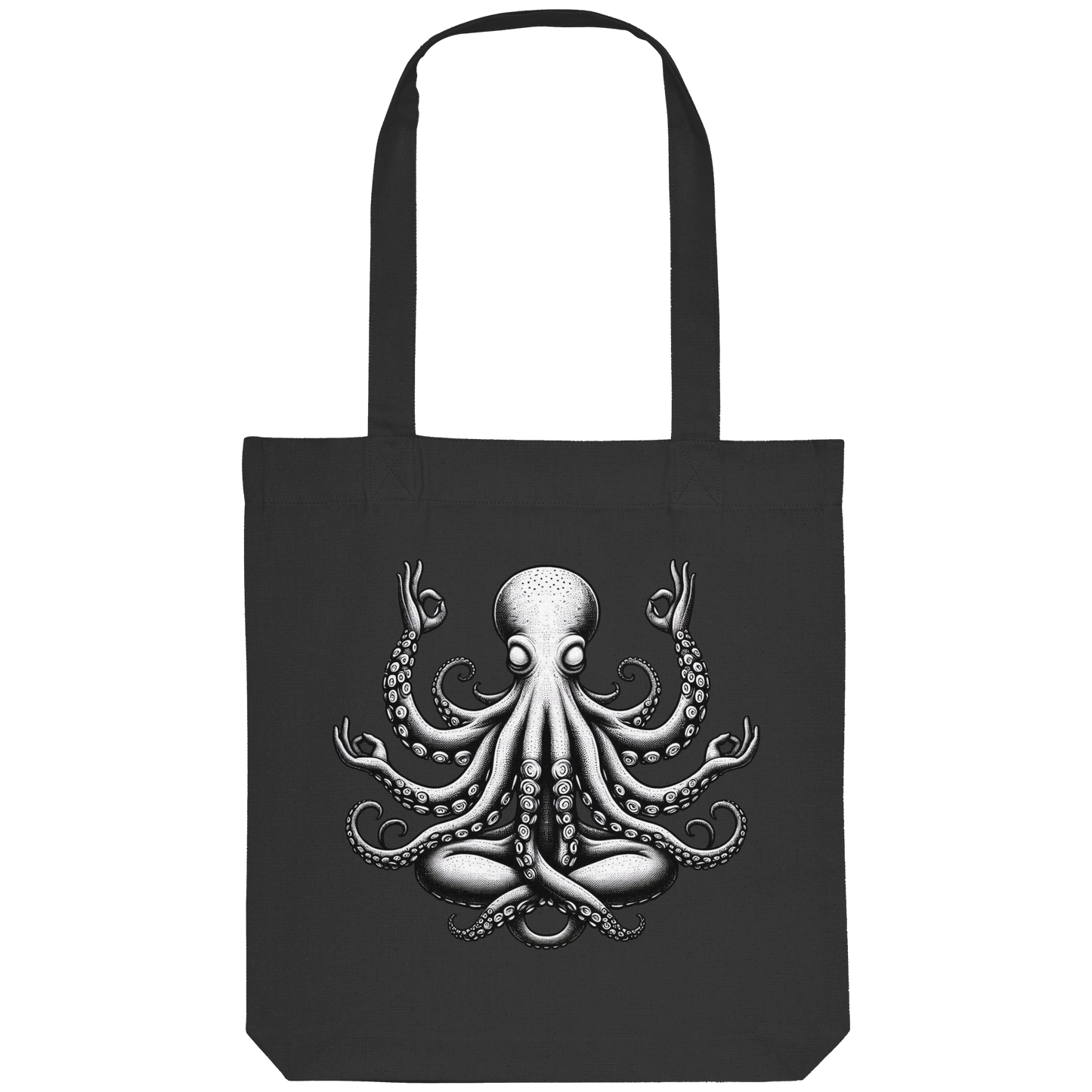 Oktopus in Meditation - Organic Tote-Bag