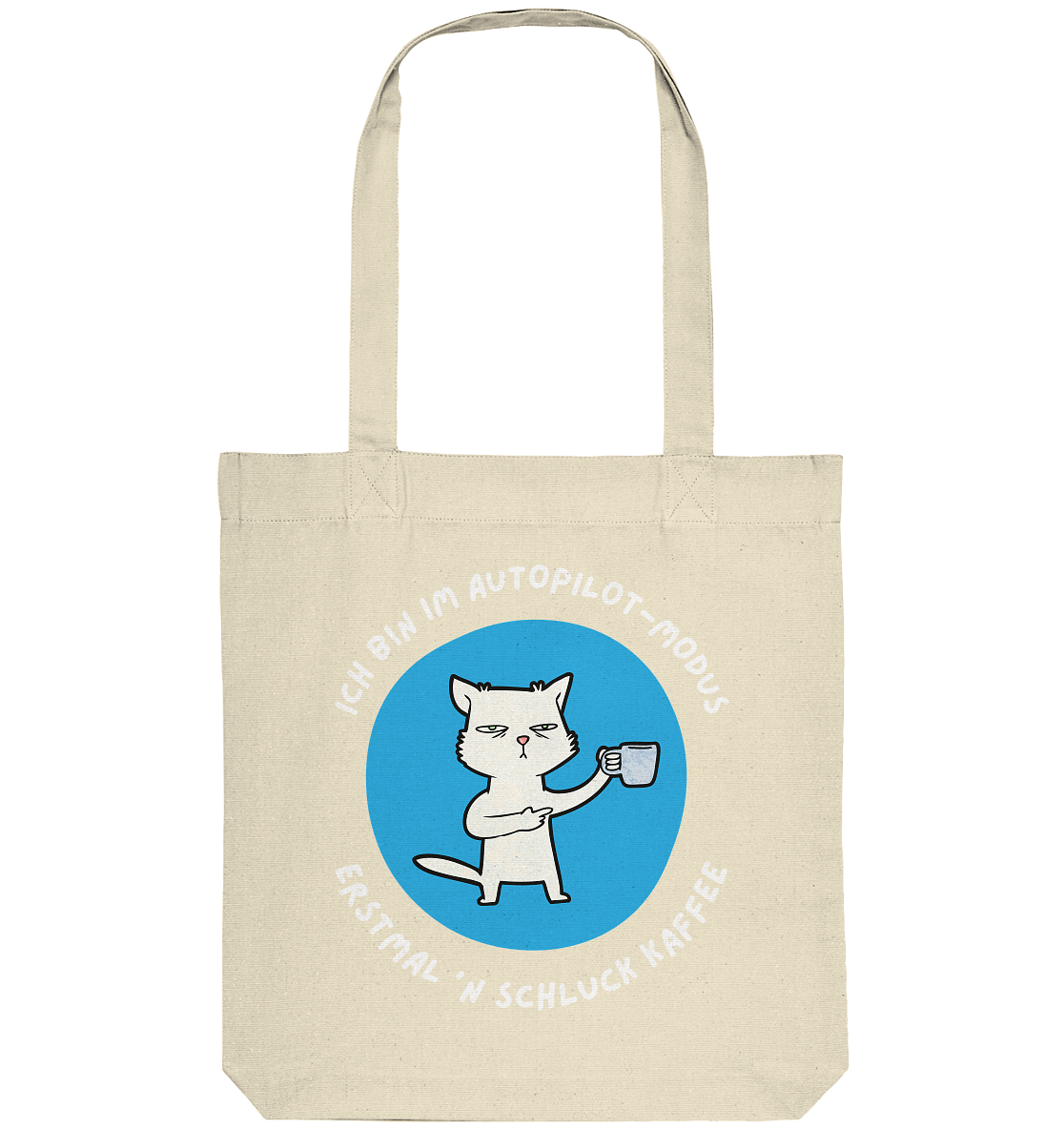 Kaffee Katze - Organic Tote-Bag