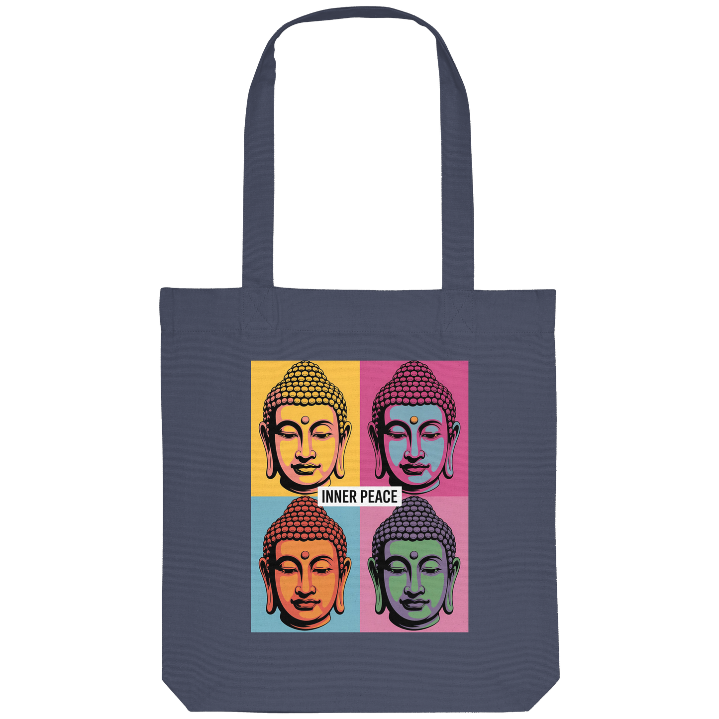 Inner Peace Pop Art Buddha - Organic Tote-Bag