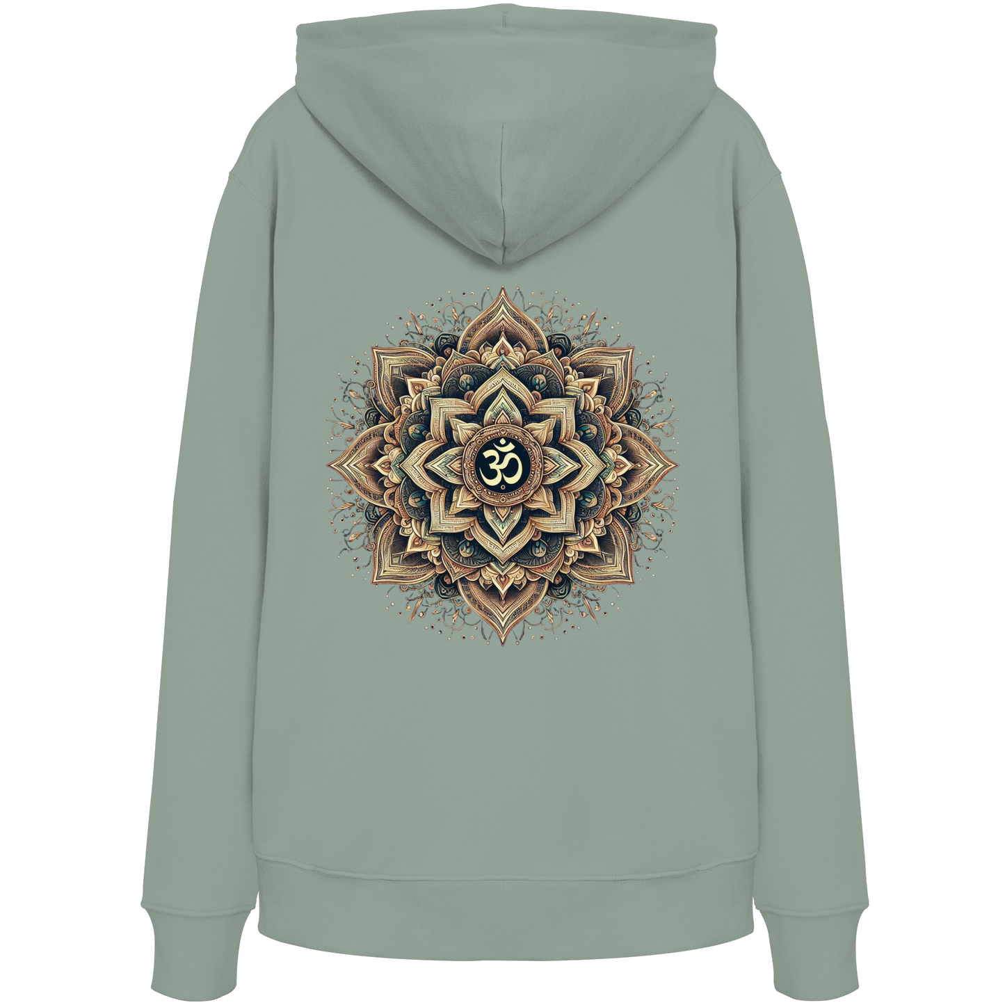 Boho Mandala mit Om - Organic Hoodie