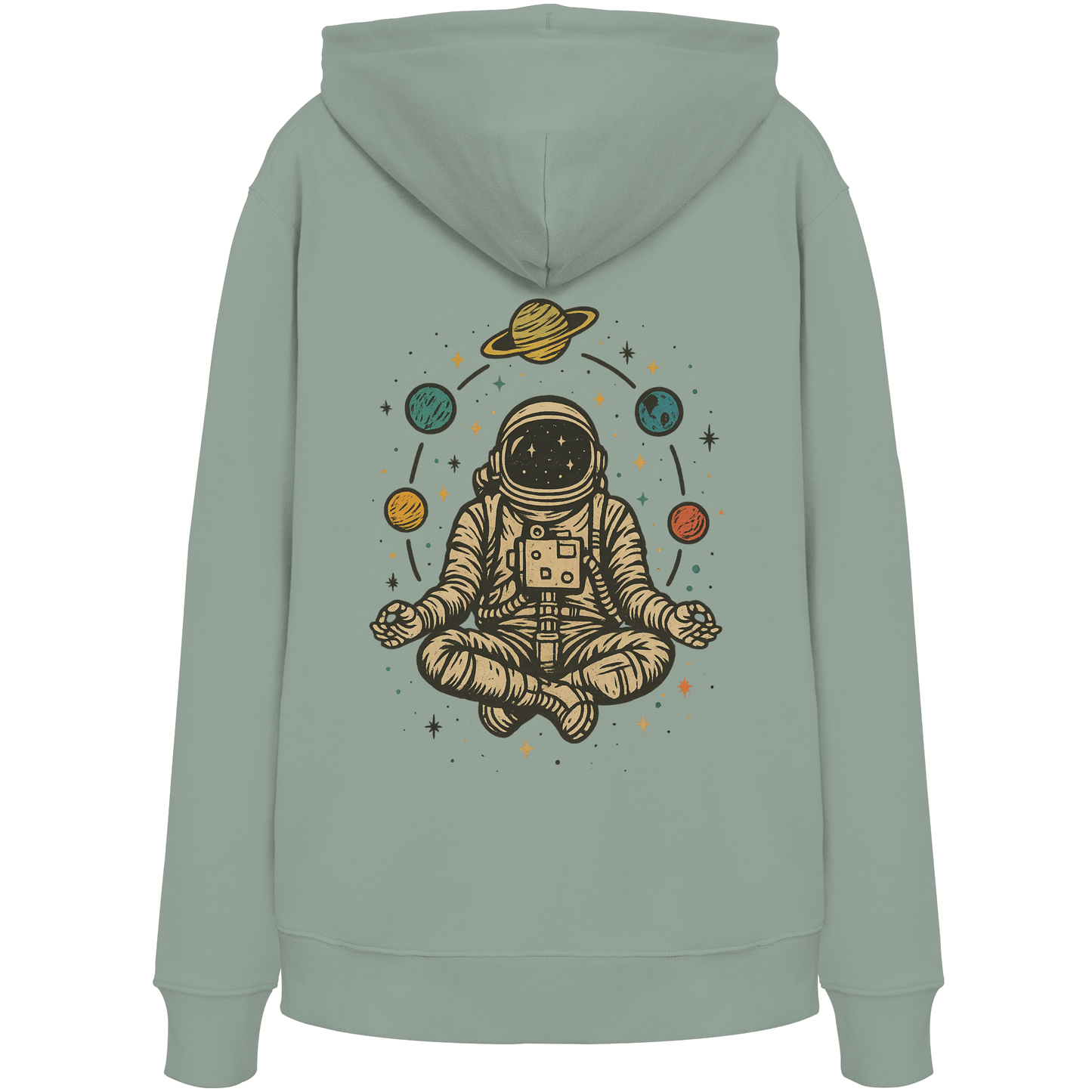 Meditierender Astronaut Zen - Organic Hoodie