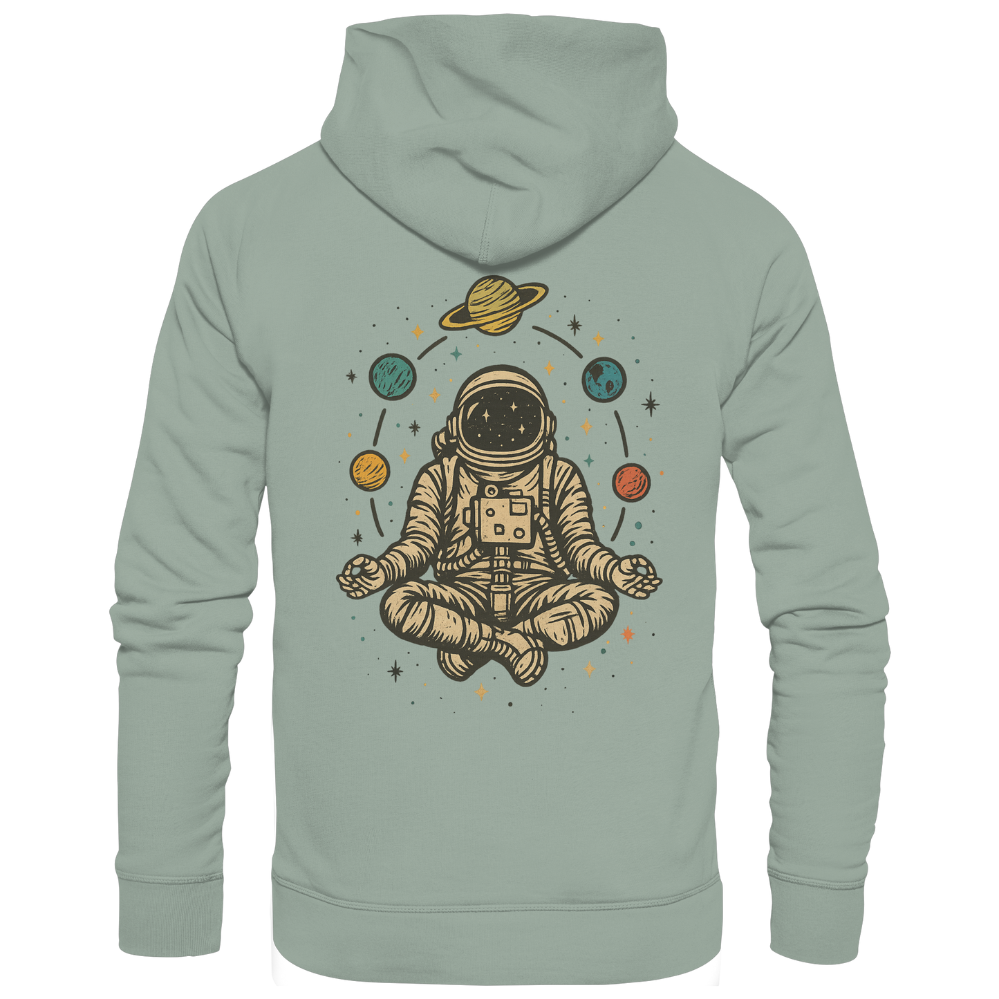 Meditierender Astronaut Zen - Organic Hoodie