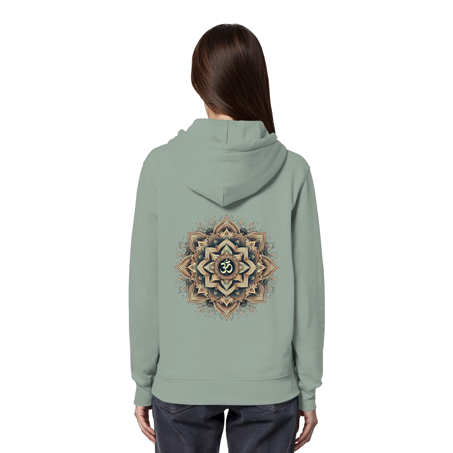 Boho Mandala mit Om - Organic Hoodie