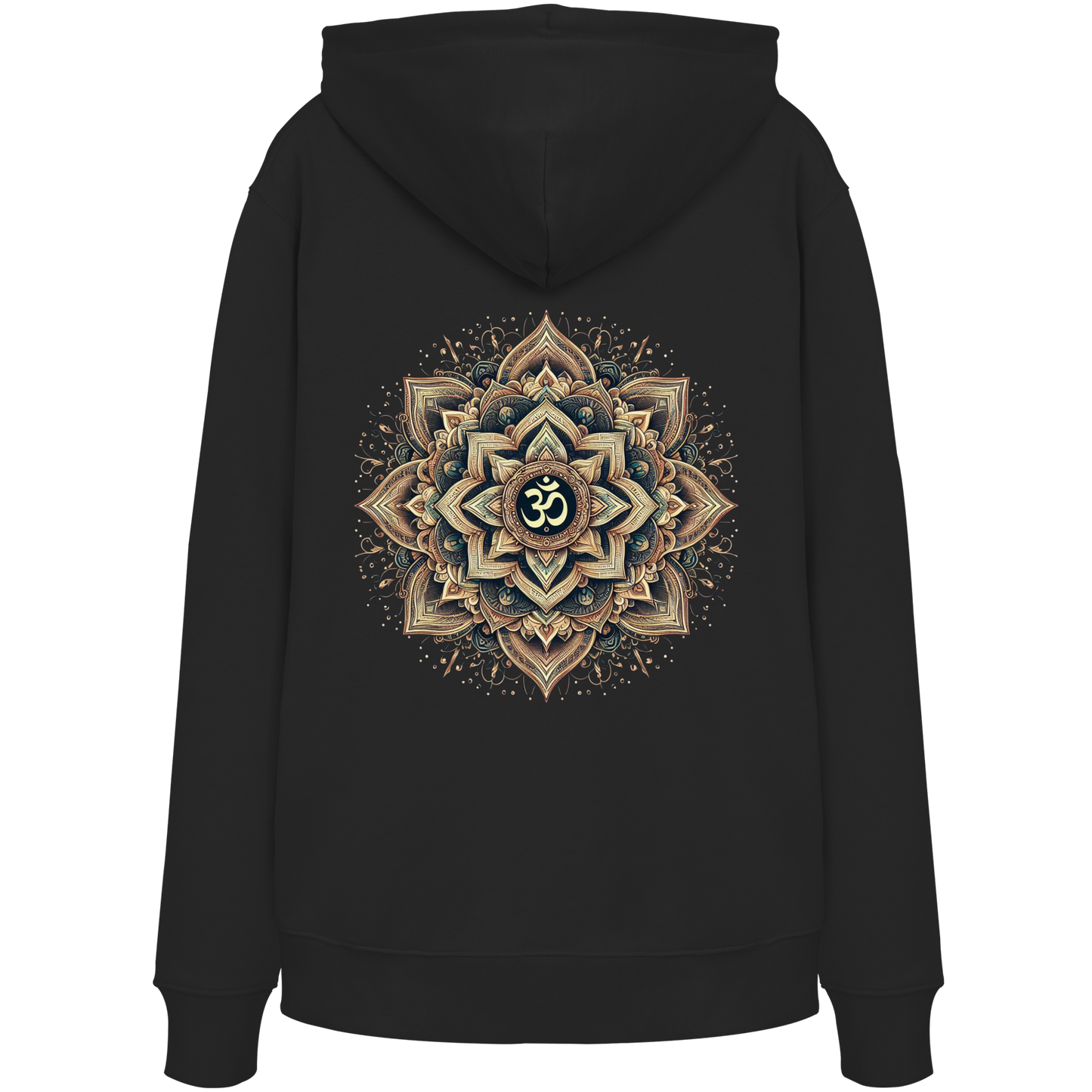 Boho Mandala mit Om - Organic Hoodie