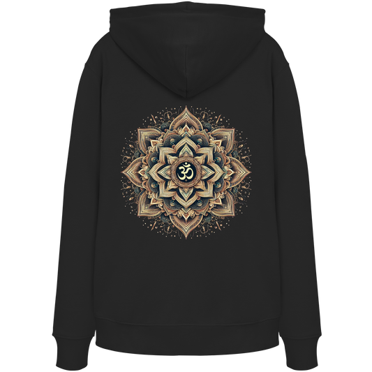 Boho Mandala mit Om - Organic Hoodie