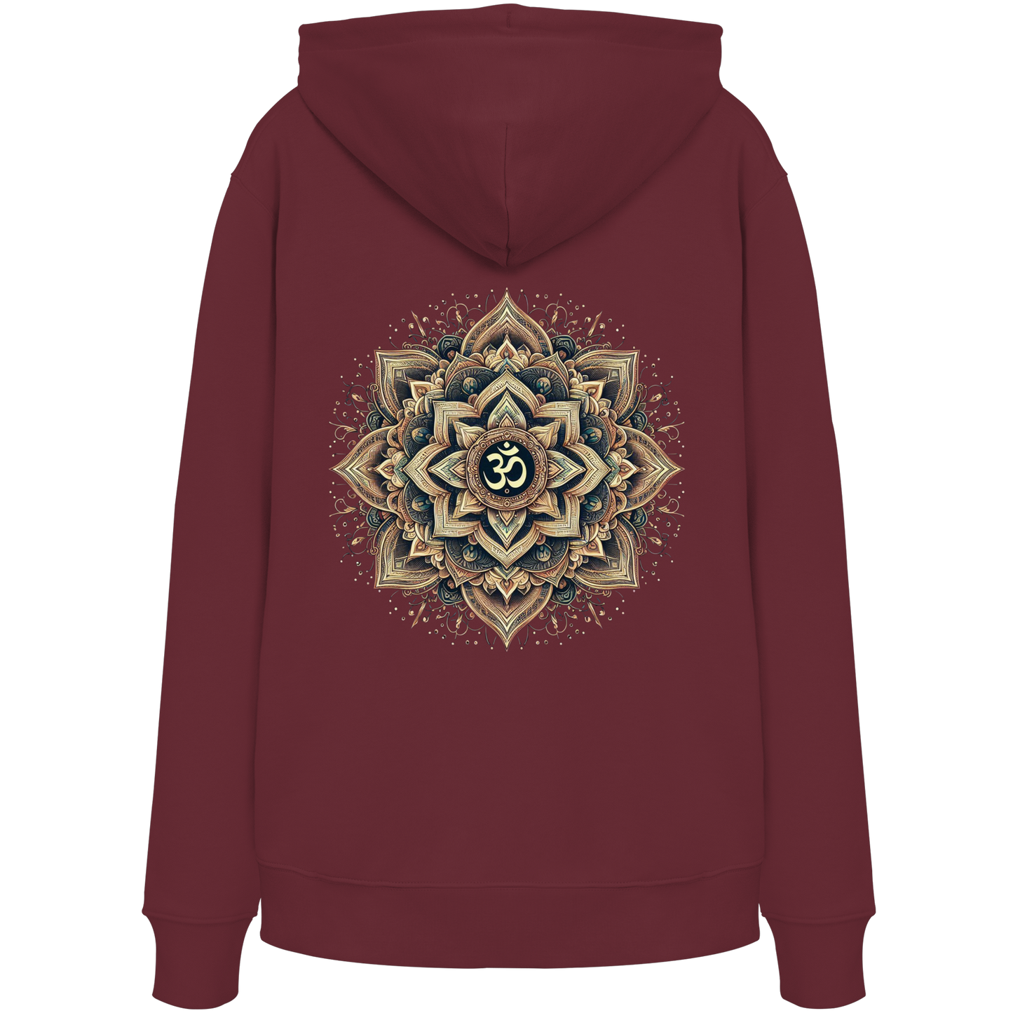 Boho Mandala mit Om - Organic Hoodie