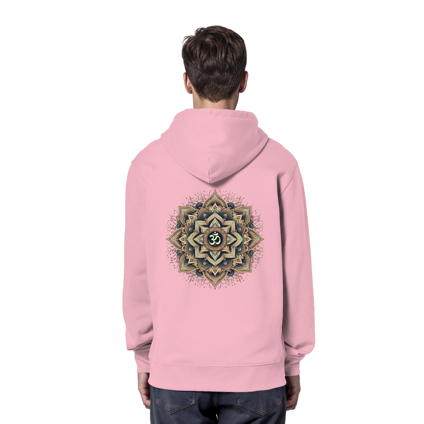 Boho Mandala mit Om - Organic Hoodie