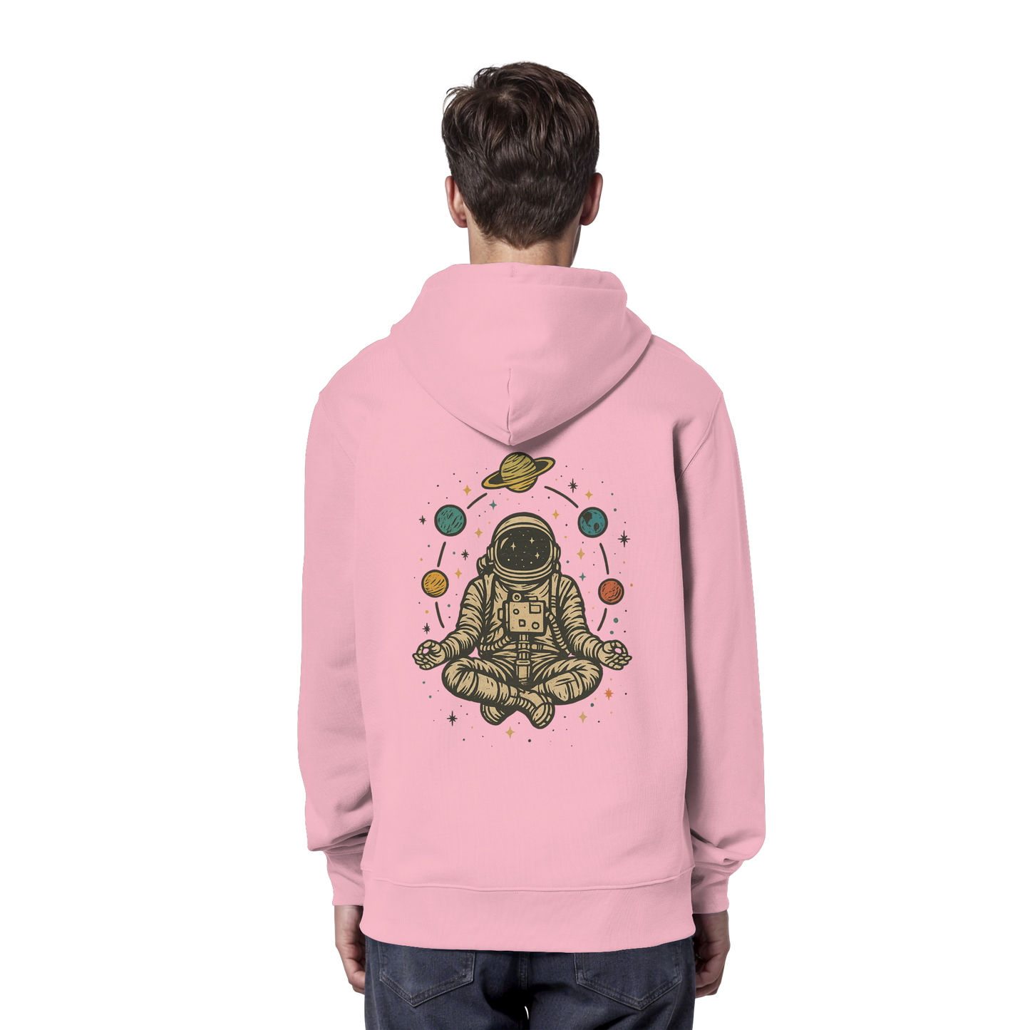 Meditierender Astronaut Zen - Organic Hoodie