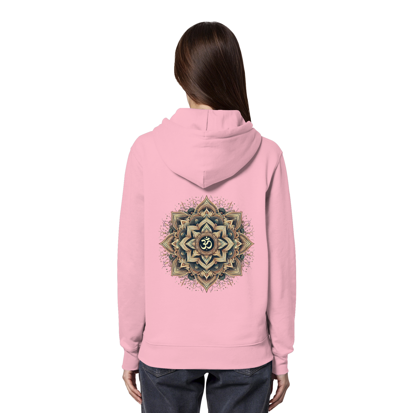 Boho Mandala mit Om - Organic Hoodie