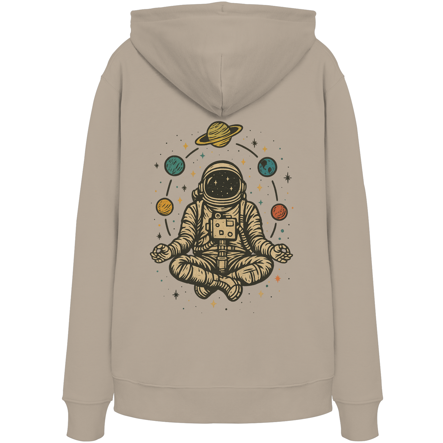 Meditierender Astronaut Zen - Organic Hoodie