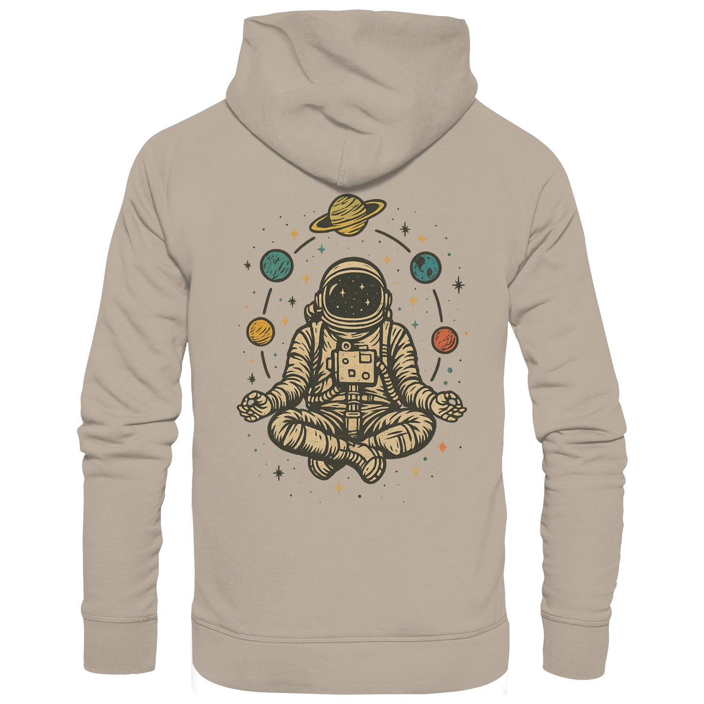 Meditierender Astronaut Zen - Organic Hoodie