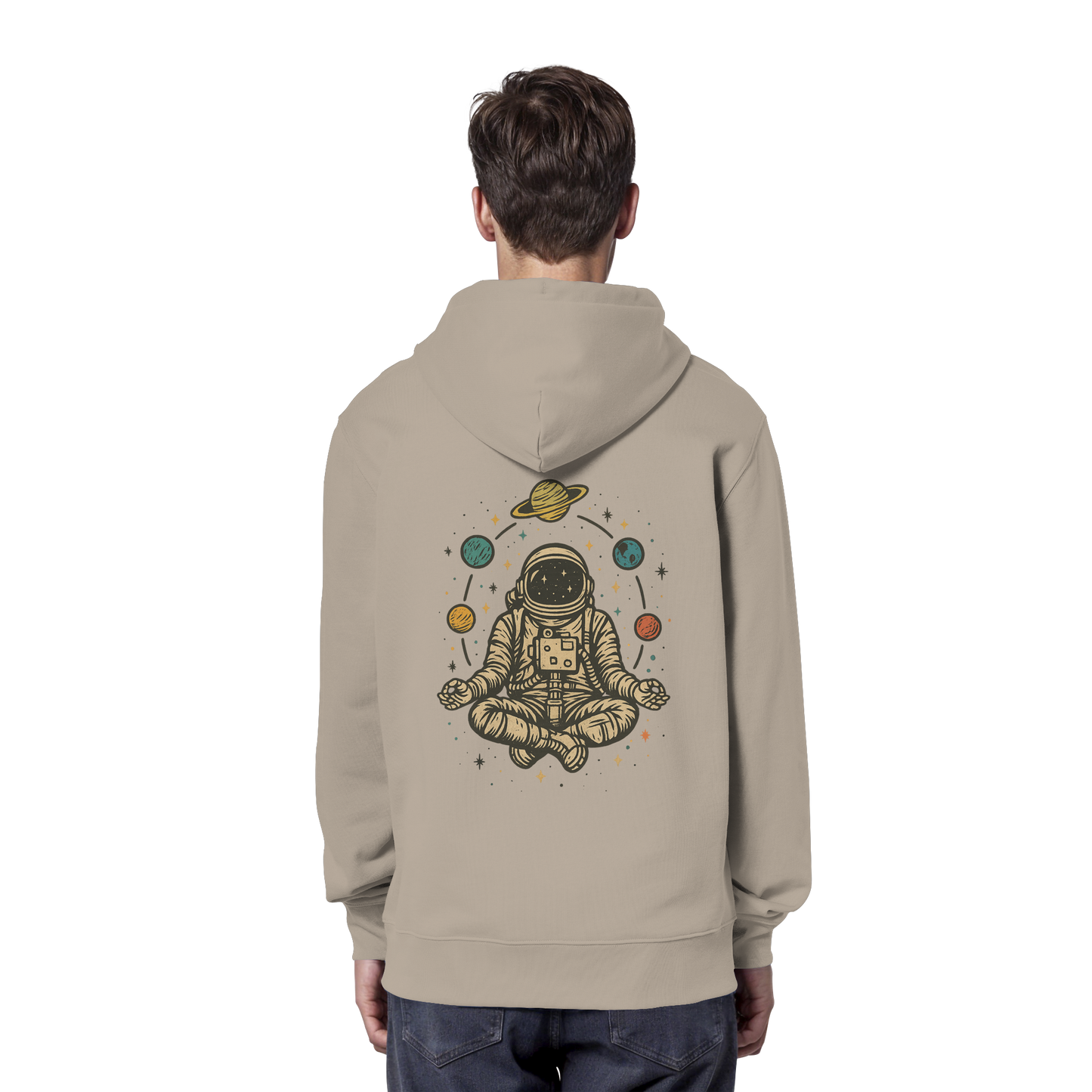 Meditierender Astronaut Zen - Organic Hoodie