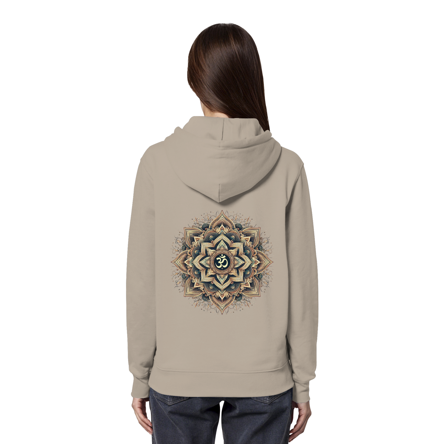 Boho Mandala mit Om - Organic Hoodie