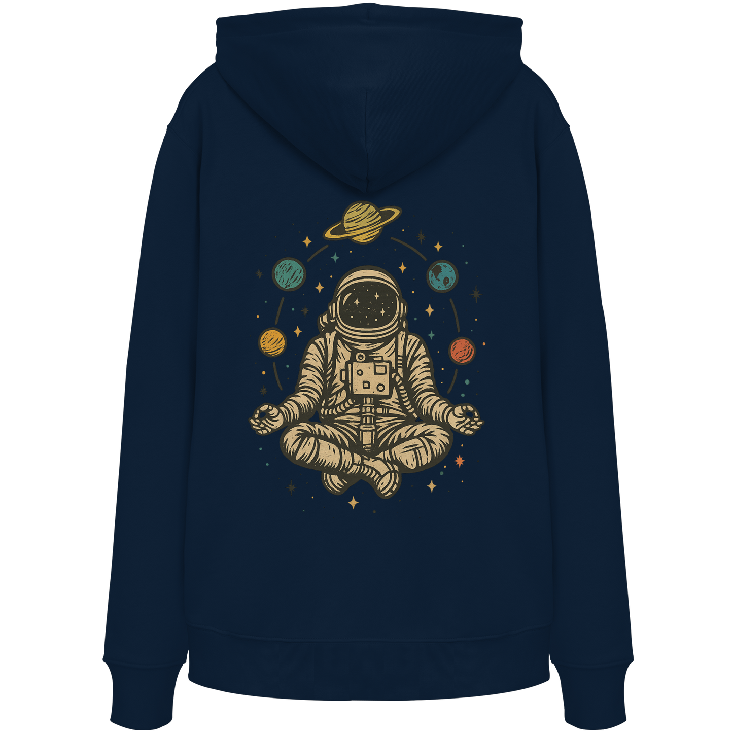 Meditierender Astronaut Zen - Organic Hoodie