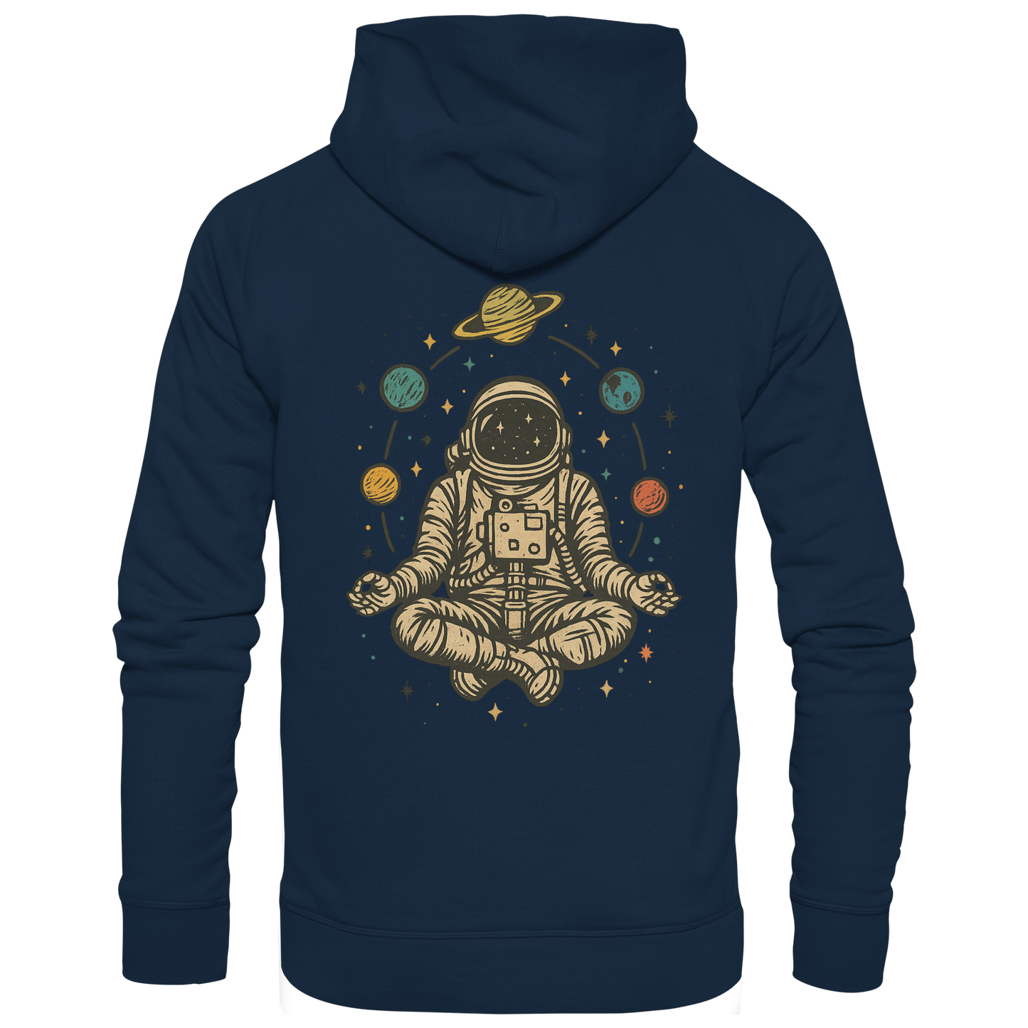 Meditierender Astronaut Zen - Organic Hoodie