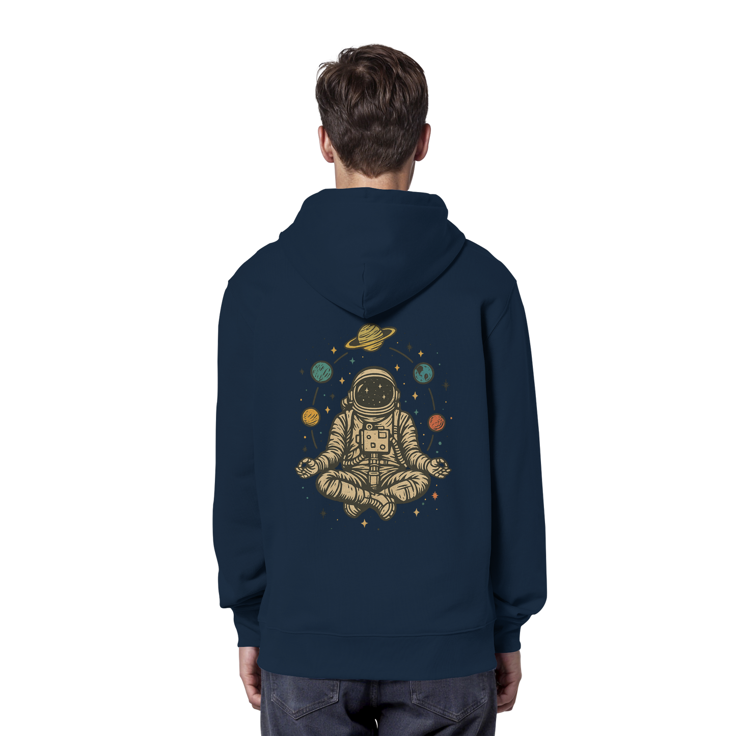 Meditierender Astronaut Zen - Organic Hoodie