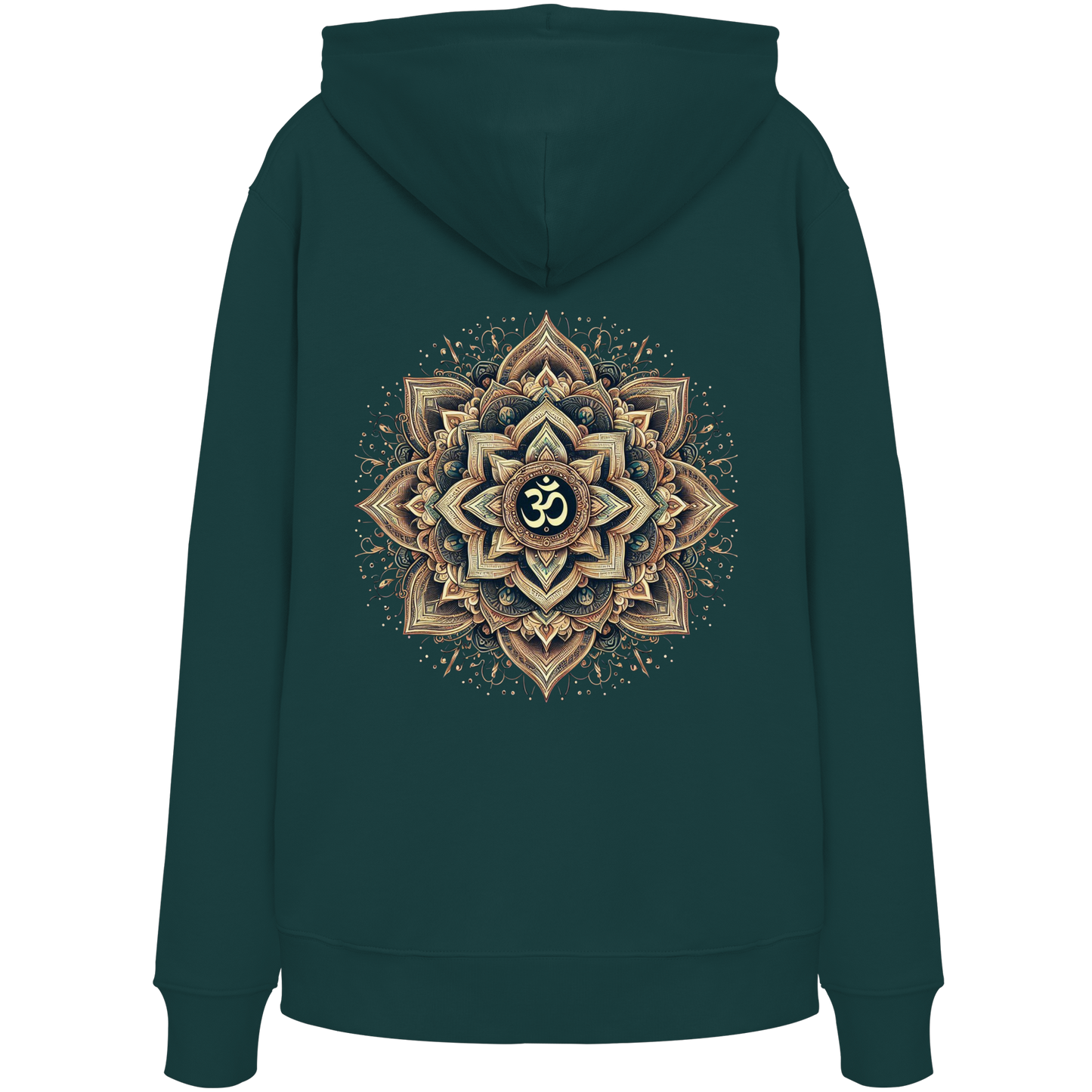Boho Mandala mit Om - Organic Hoodie