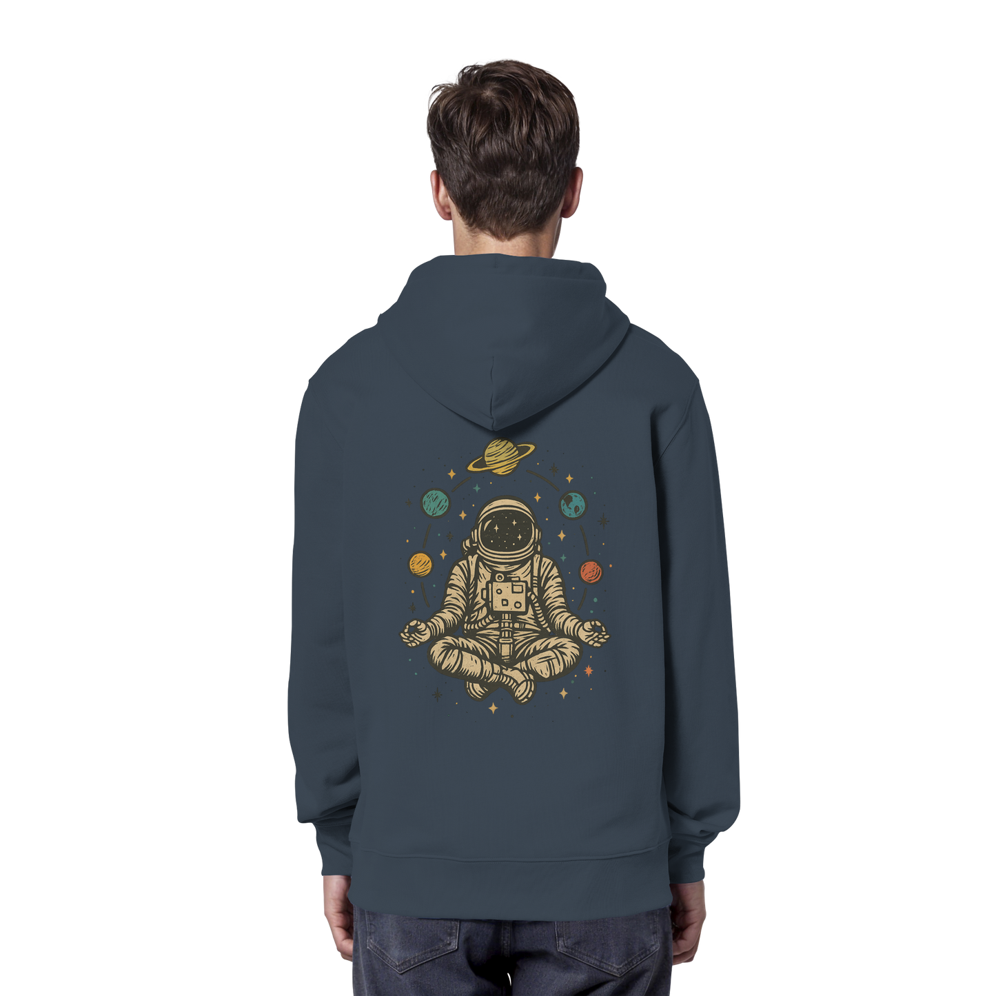 Meditierender Astronaut Zen - Organic Hoodie