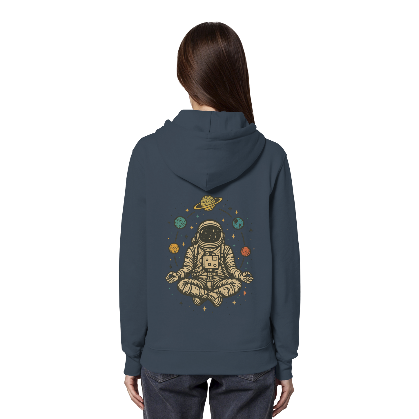 Meditierender Astronaut Zen - Organic Hoodie