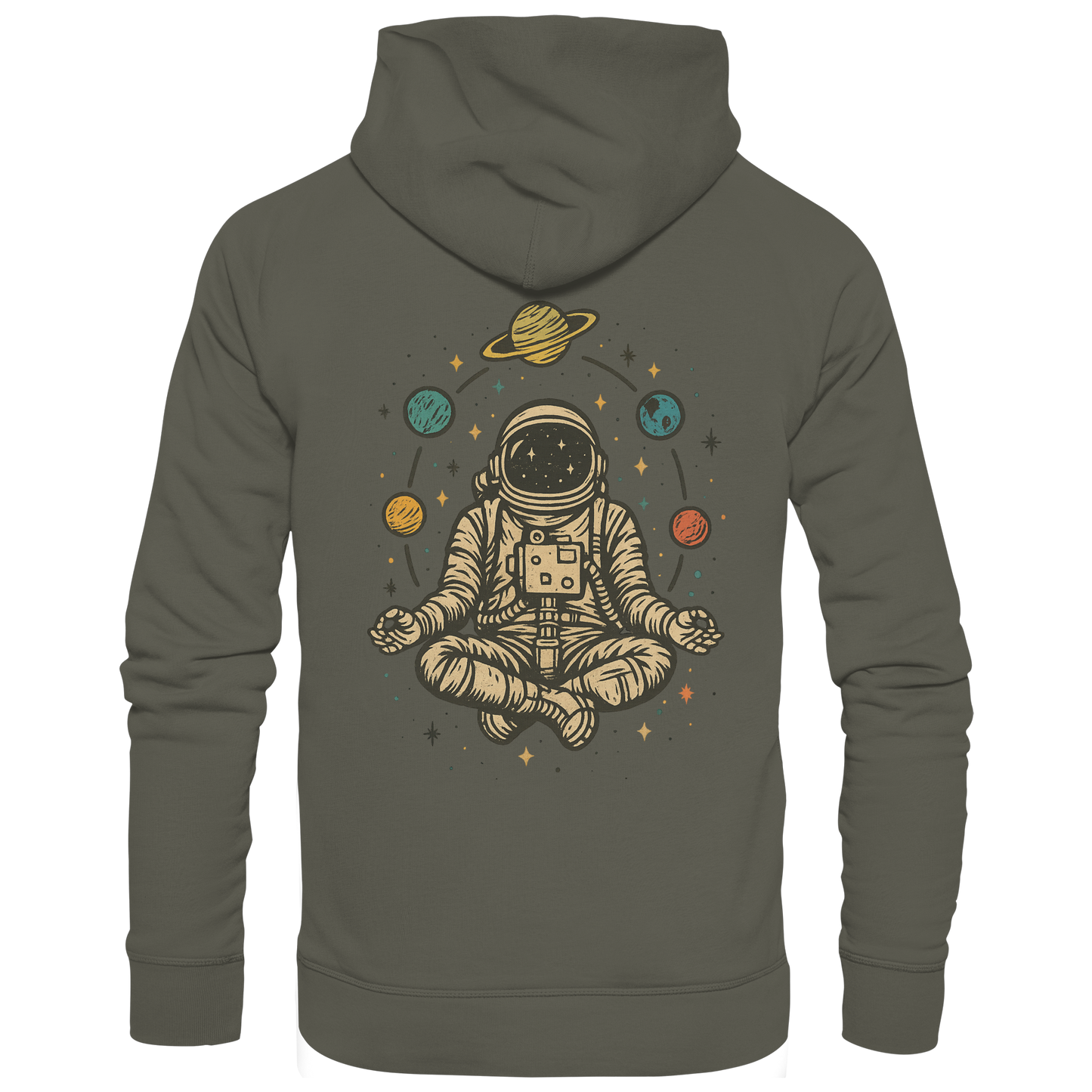 Meditierender Astronaut Zen - Organic Hoodie