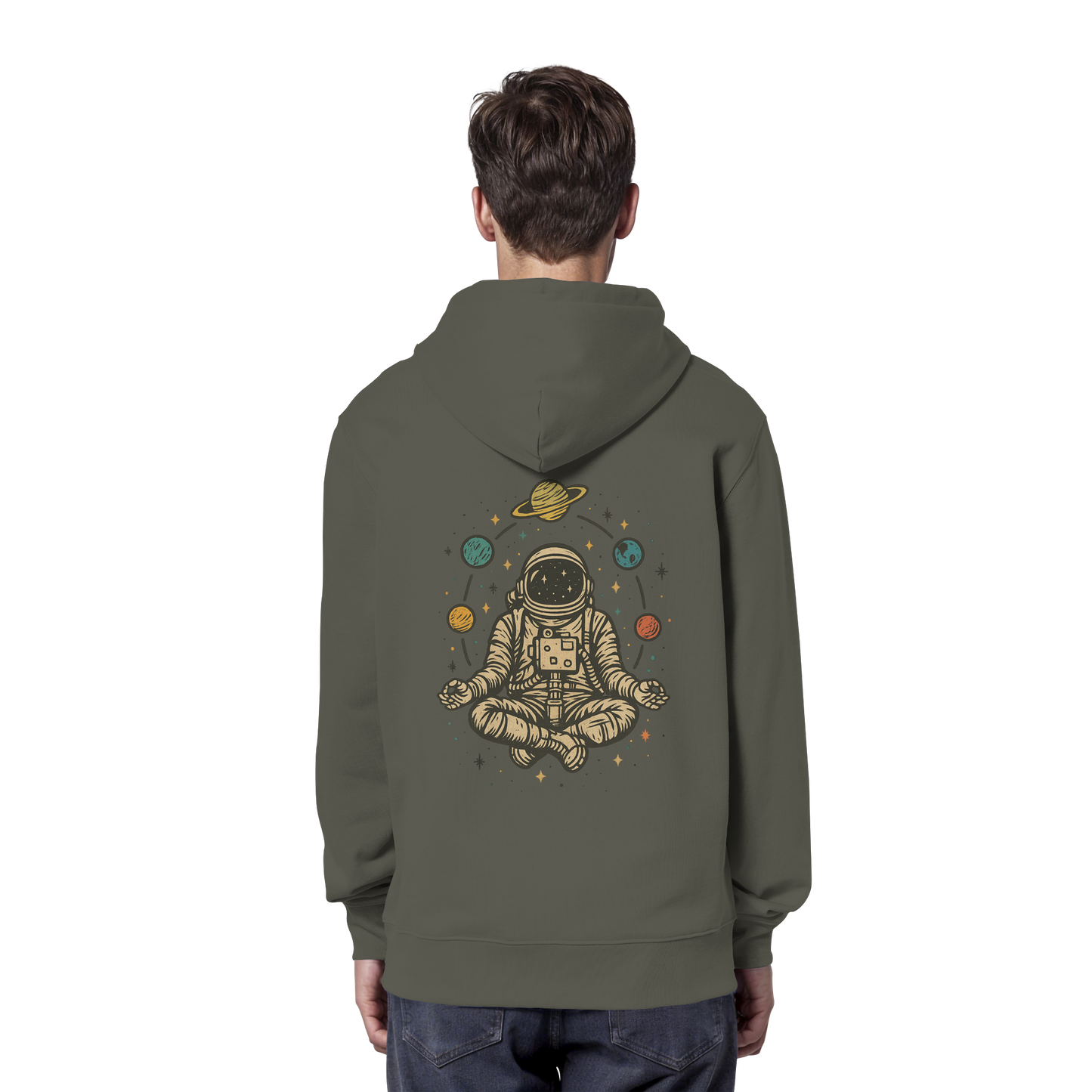 Meditierender Astronaut Zen - Organic Hoodie