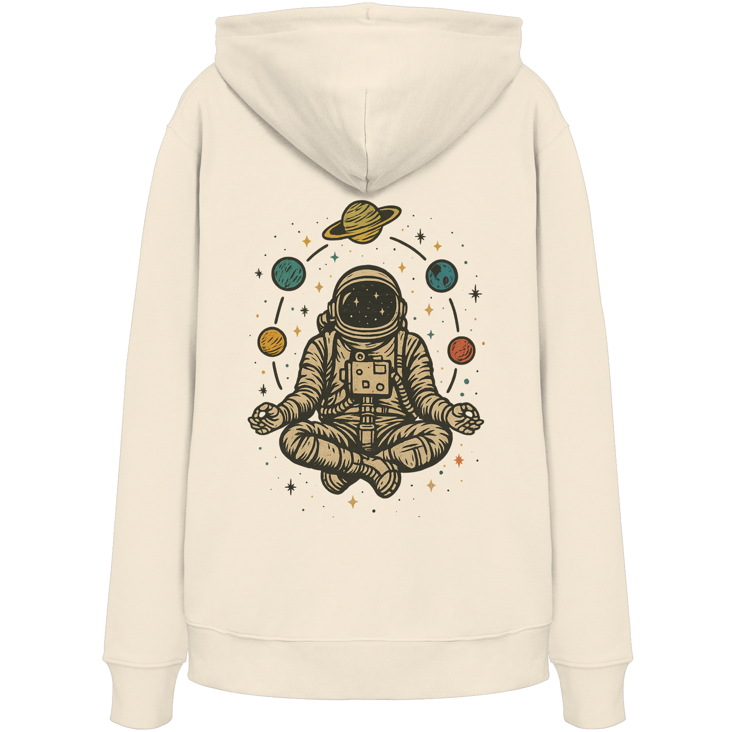 Meditierender Astronaut Zen - Organic Hoodie