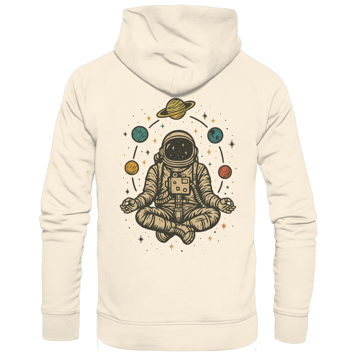 Meditierender Astronaut Zen - Organic Hoodie