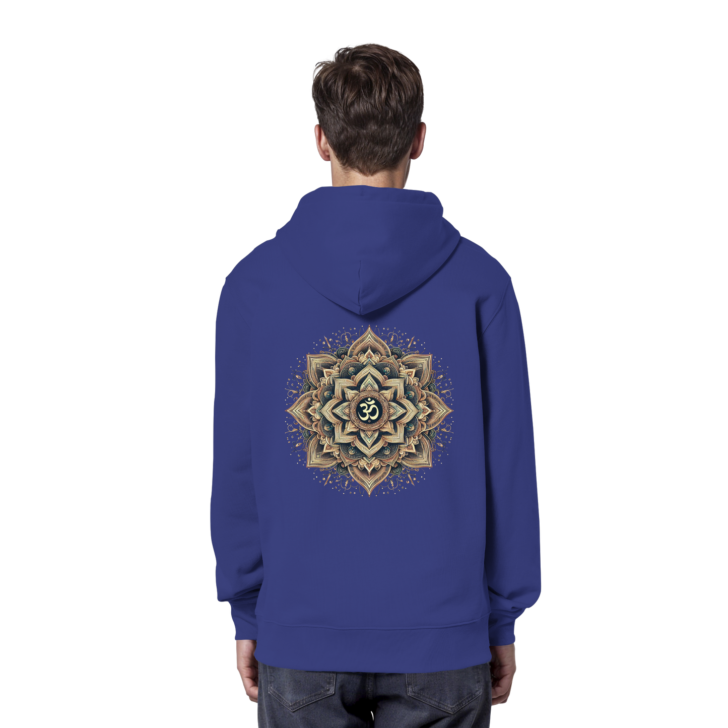 Boho Mandala mit Om - Organic Hoodie