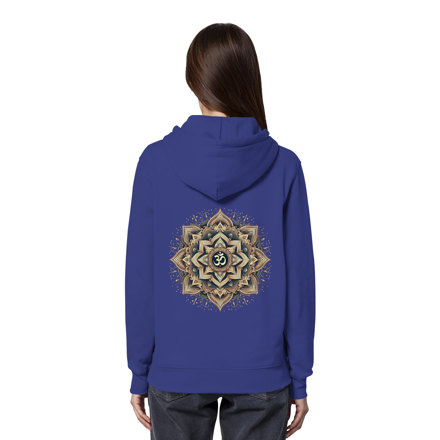 Boho Mandala mit Om - Organic Hoodie