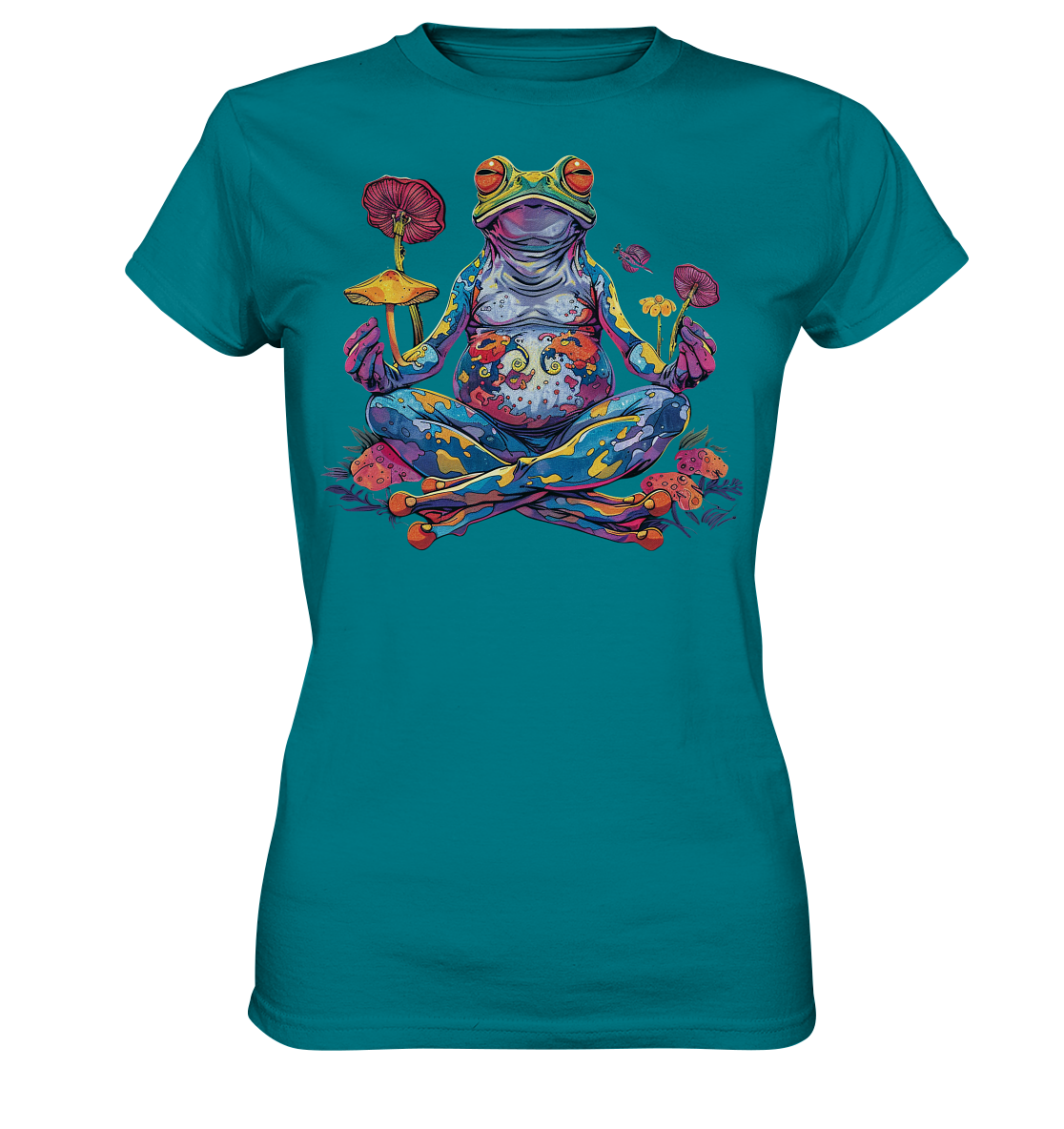 Spiritueller Frosch - Ladies Premium Shirt