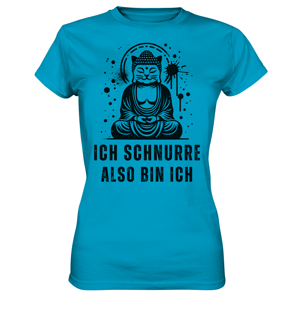 Ich schnurre also bin ich - Ladies Premium Shirt
